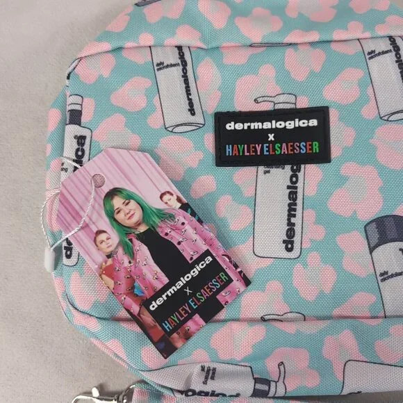 NEW Dermalogica x Hayley Elsaesser Cosmetics Bag Limited Edition Makeup Skincare - Picture 2 of 11